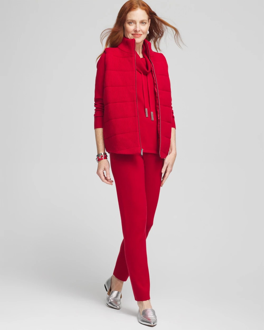 Zenergy Luxe® Cashmere Blend Cowl Sweater