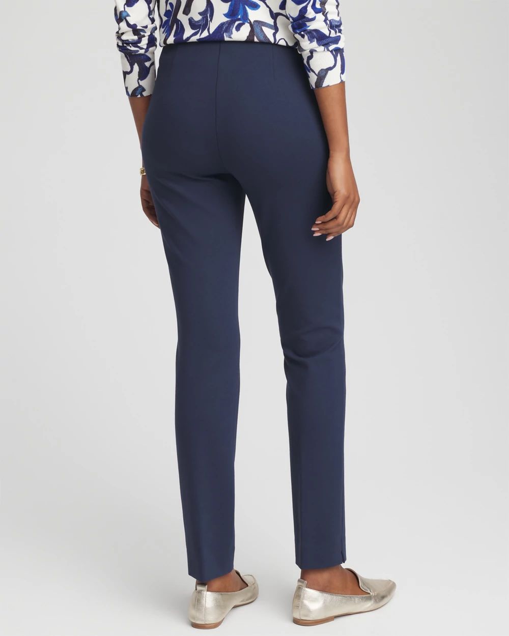 Juliet Slim Trim Detail Ankle Pants