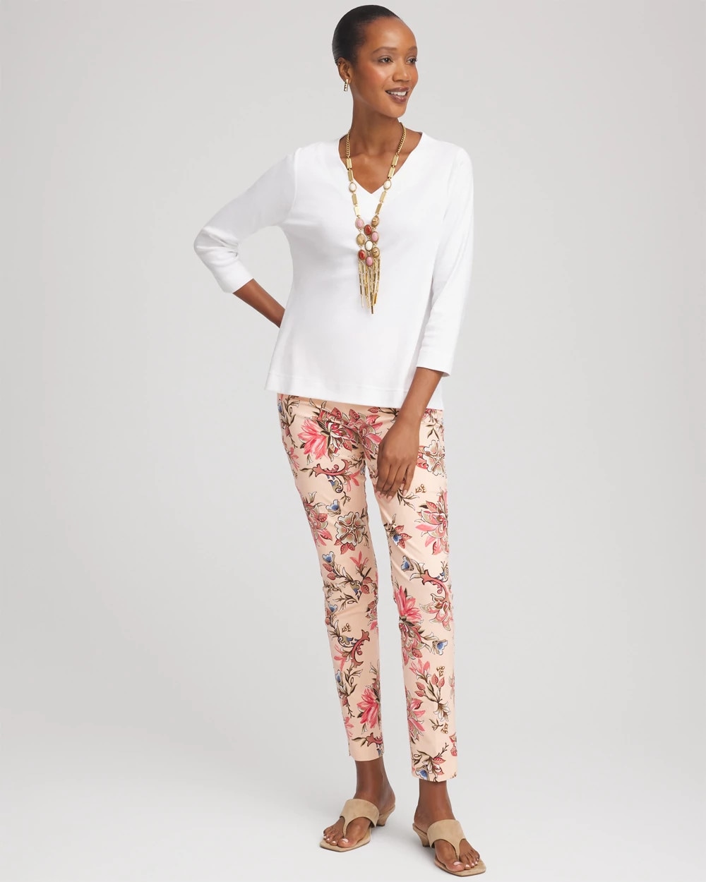 Short Pima 3/4 Sleeve Tee