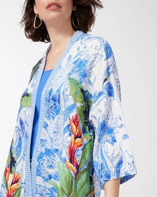 Floral Print Kimono