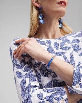 Blue Jade Hero Stretch Bracelet