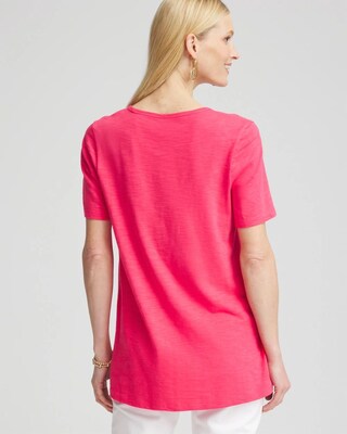 Slub V-Neck Tee click to view larger image.