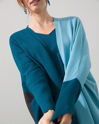 Cool Colorblock Cardigan