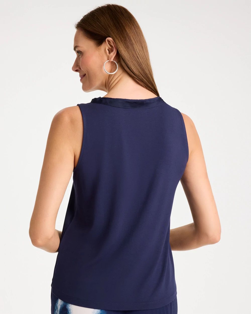 Jersey Satin Tank Top click to view larger image.