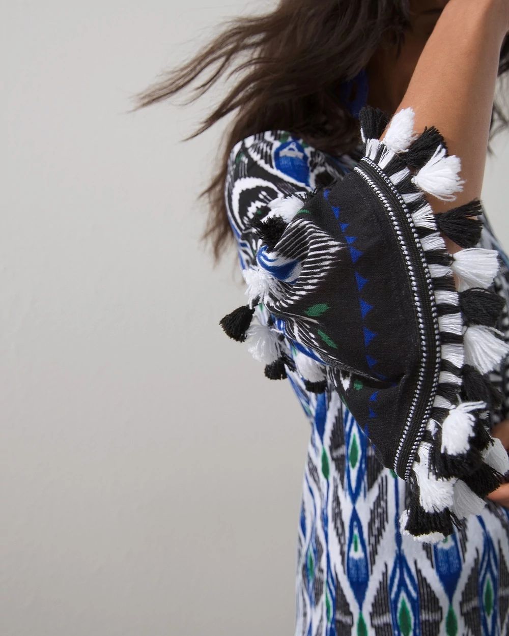 40th Anniversary Ikat Fringe Cardigan