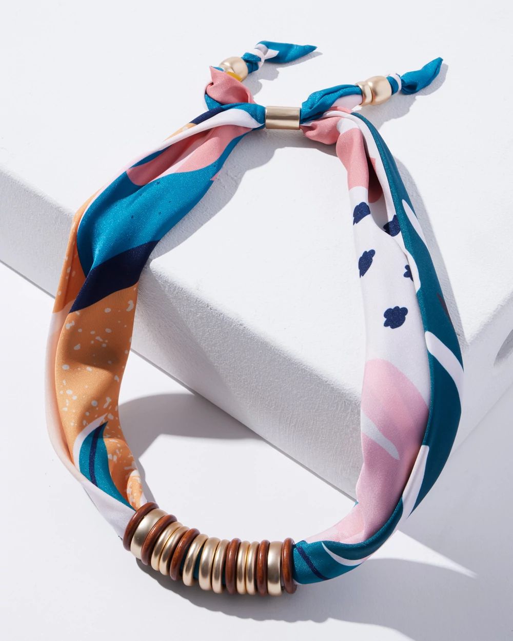 Adjustable Scarf Necklace