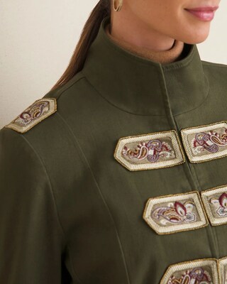 Beaded and Embellished Band Jacket