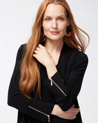 Travelers Zip Sleeve Cardigan