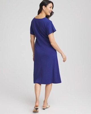 Fit and Flare Cinched Waist Dress click to view larger image.