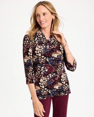 Travelers™ Artisanal Shawl-Collar Tunic