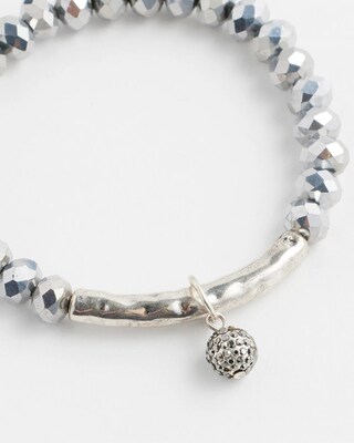 Disco Ball Dangle Stretch Bracelet