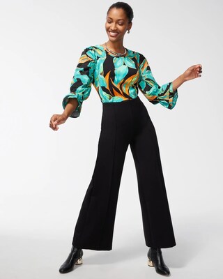 Floral Flutter Sleeve Top