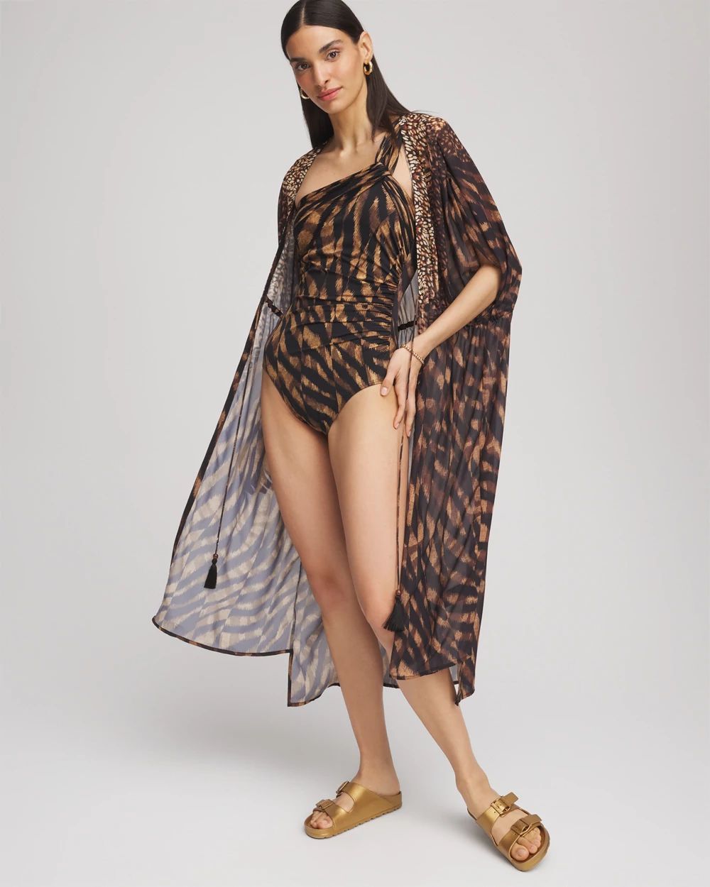 Miraclesuit® Raya De Safari Europa One-Piece Swimsuit click to view larger image.