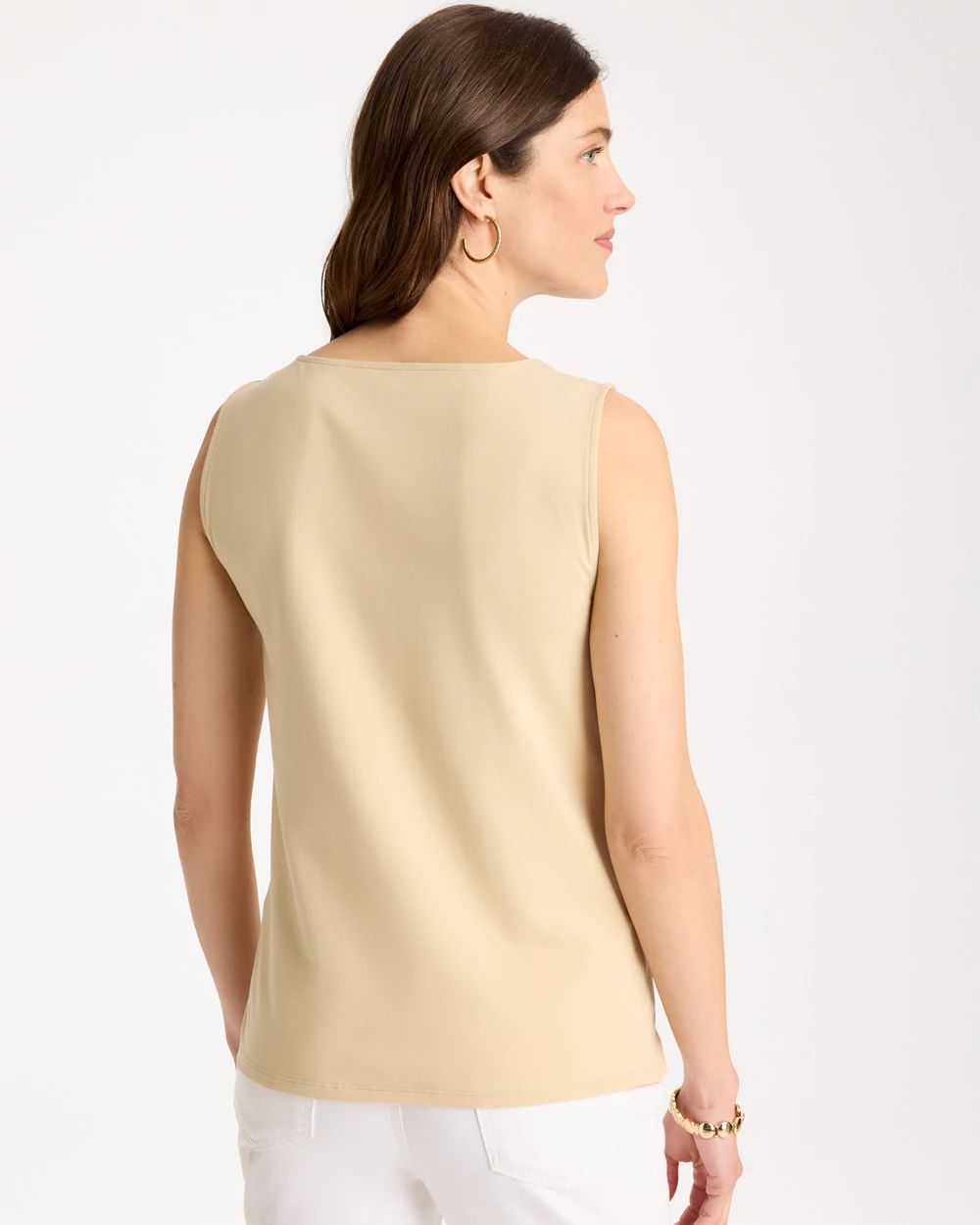 Contour Cotton™ Square Neck Tank click to view larger image.