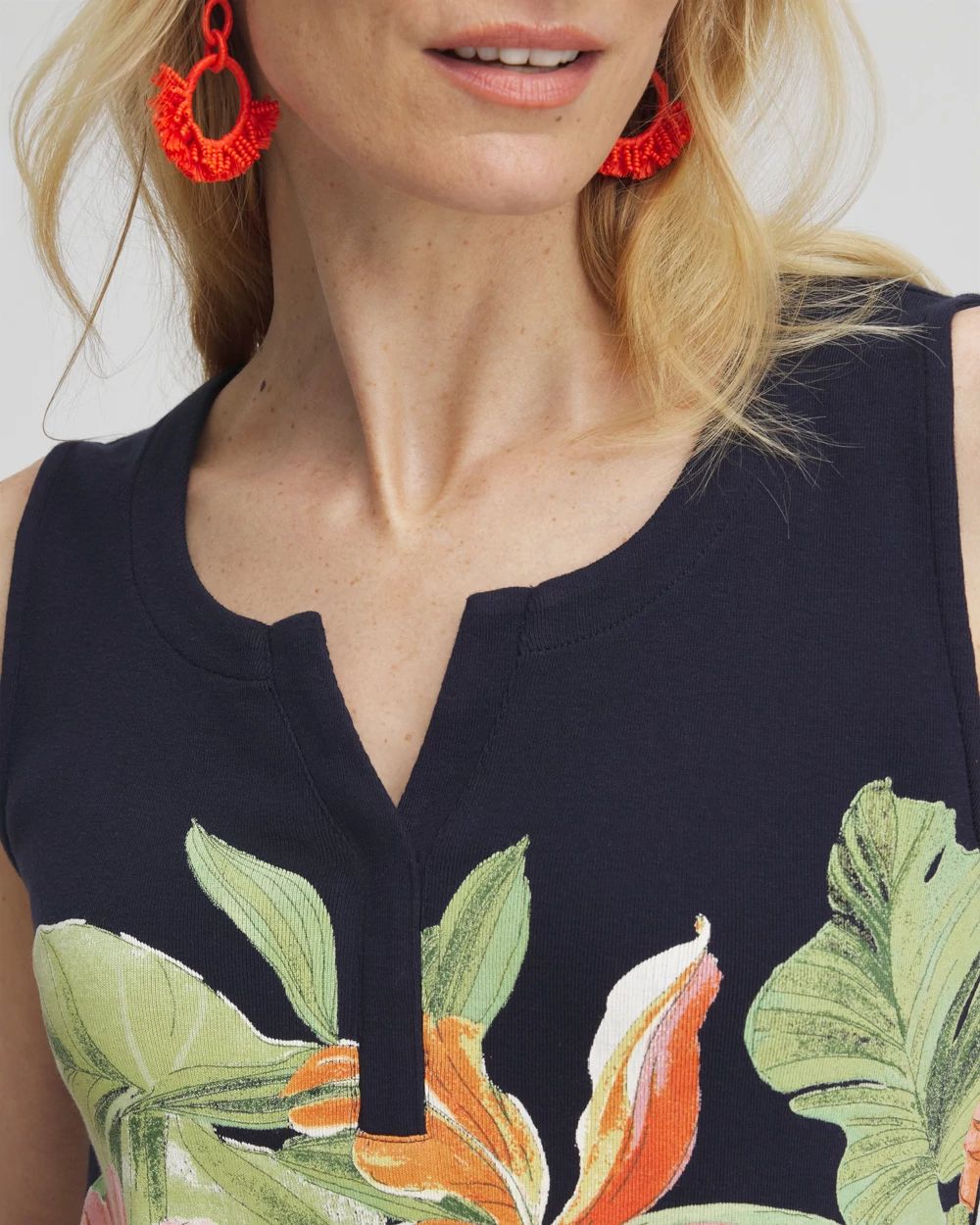 Orchid Notch Neck Tank