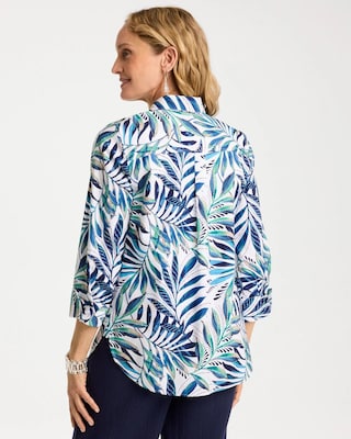 Palm No Iron Stretch Shirt click to view larger image.