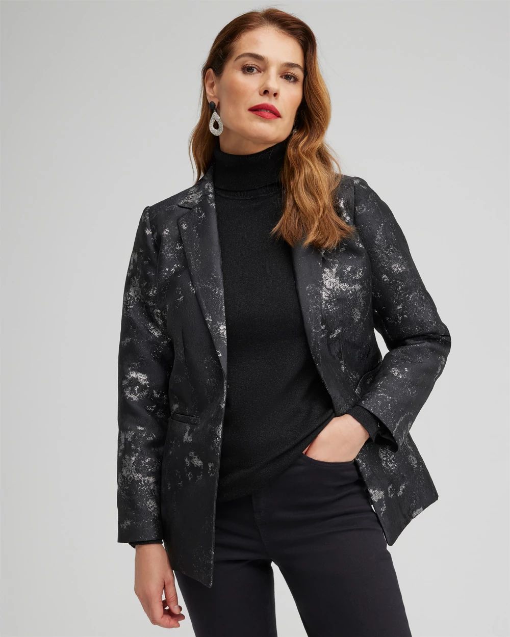 Jacquard Blazer