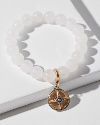 Compass Drop Off Stretch Bracelet