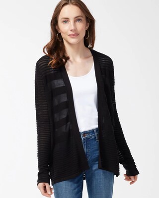 Shadow Stripe Cardigan