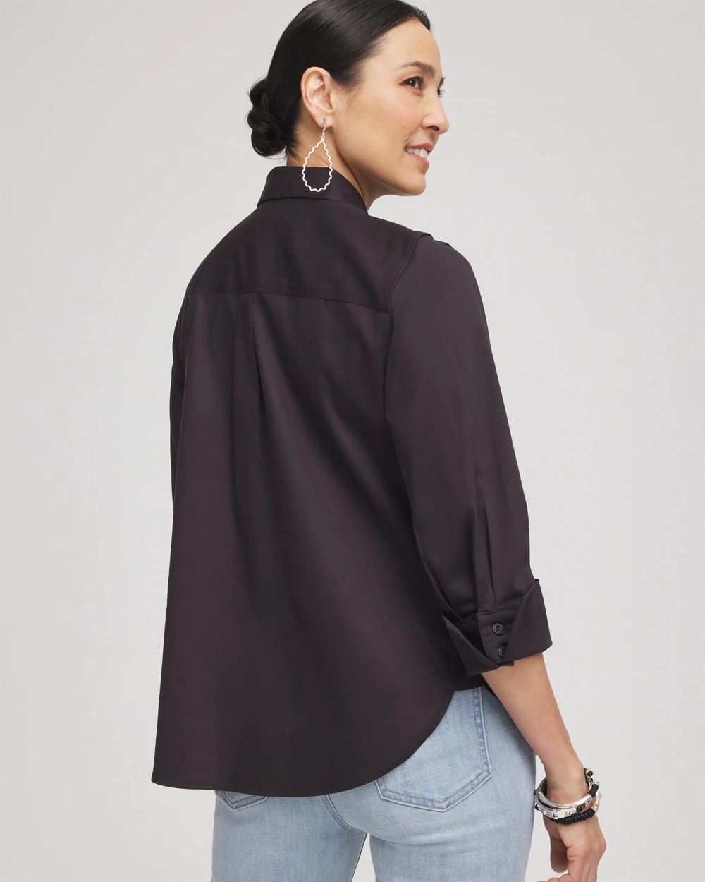 3/4 Sleeve Stretch Shirt click to view larger image.