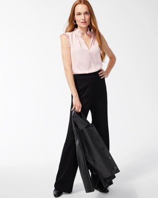 Black Label Ruffle Top