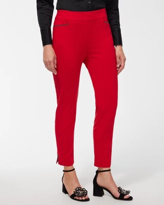 Brigitte Beaded Detail Ankle Pants