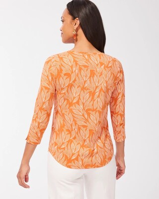 Foliage 3/4 Sleeve Perfect Tee