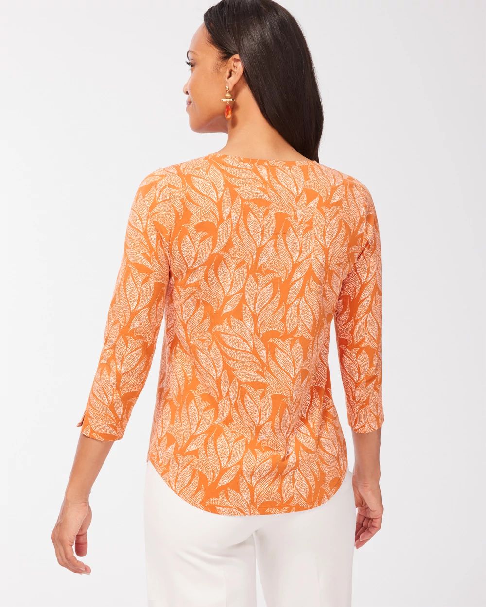 Foliage 3/4 Sleeve Perfect Tee