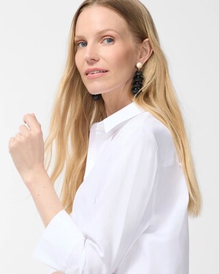 No Iron Stretch 3/4 Sleeve Tunic