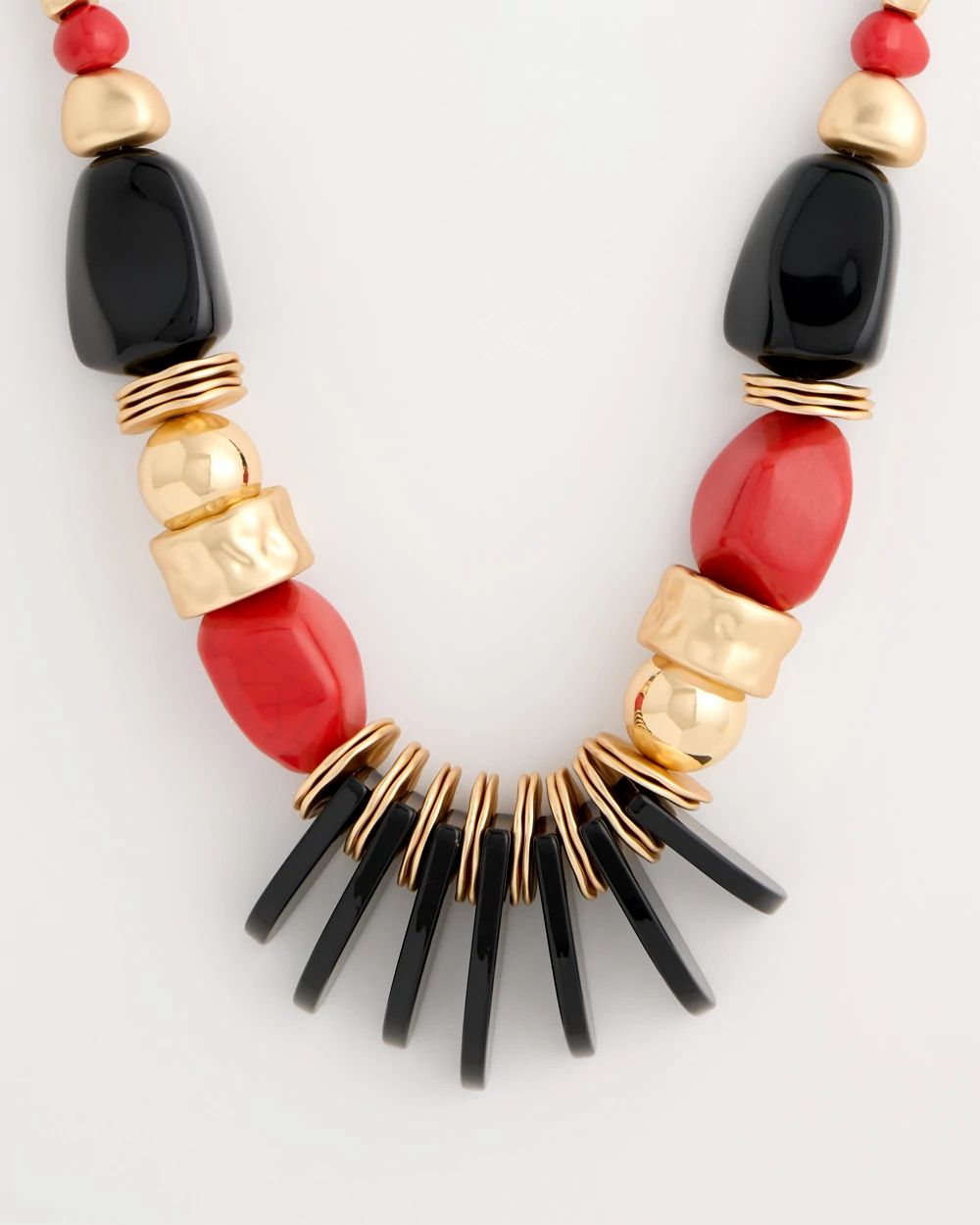 Chico's Originals Mixed-Media Bib Necklace