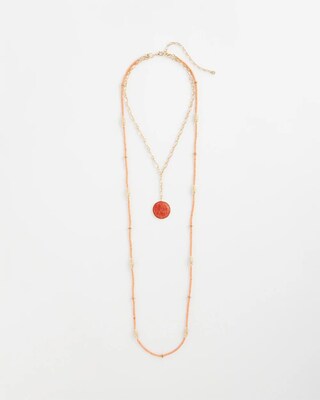 Convertible Beaded Pendant Necklace