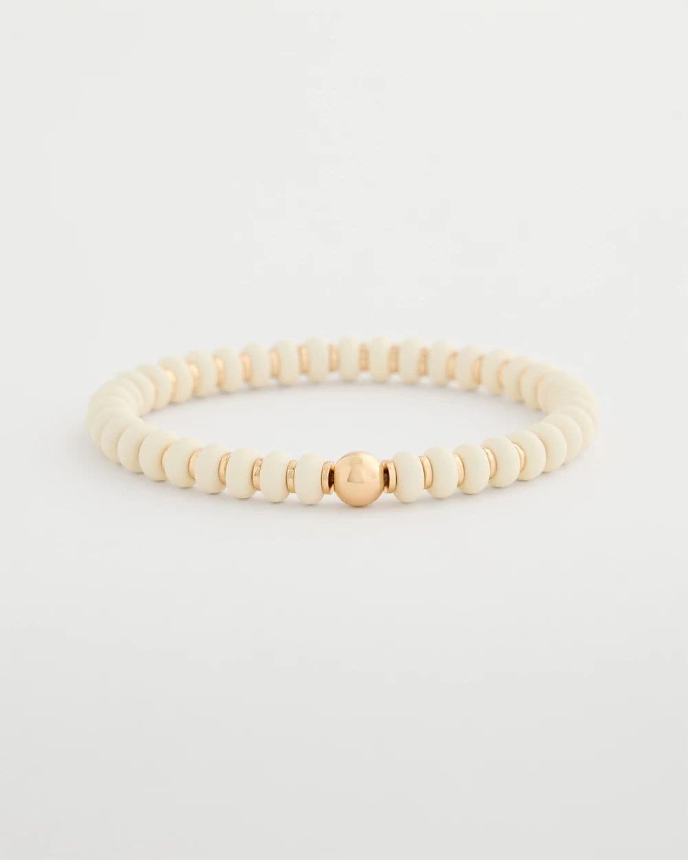 Neutral Round Stretch Bracelet