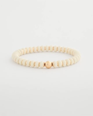 Neutral Round Stretch Bracelet