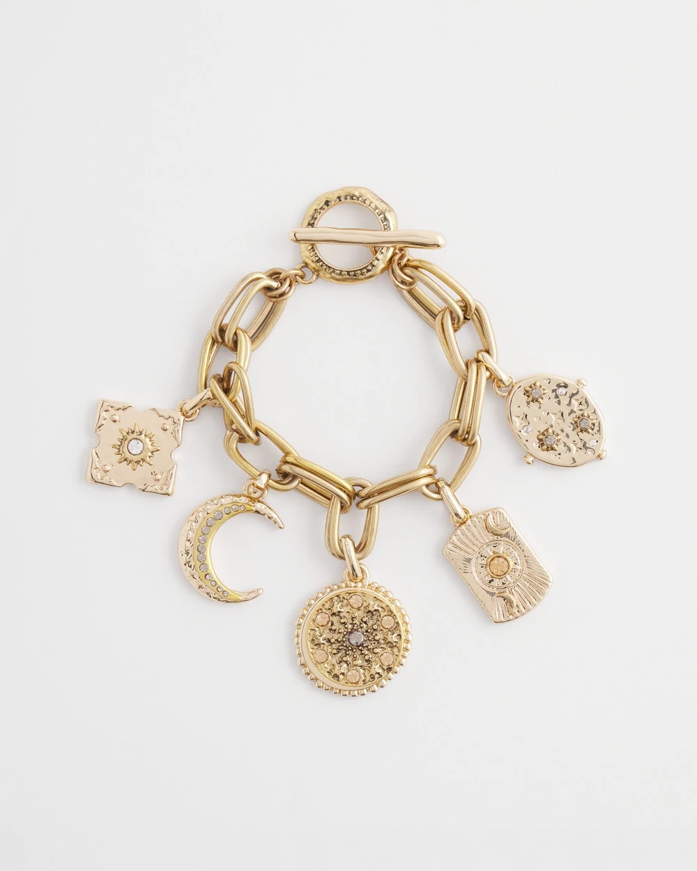 Gold Celestial Charm Bracelet