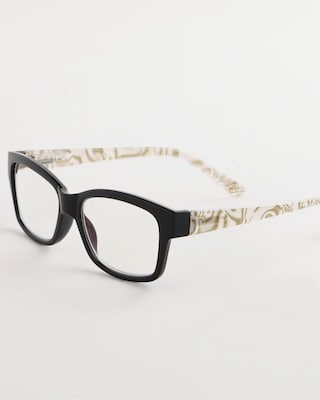 Black Square Shell Readers click to view larger image.