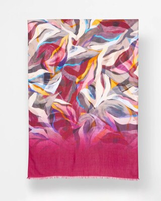 Rainbow Oblong Scarf click to view larger image.