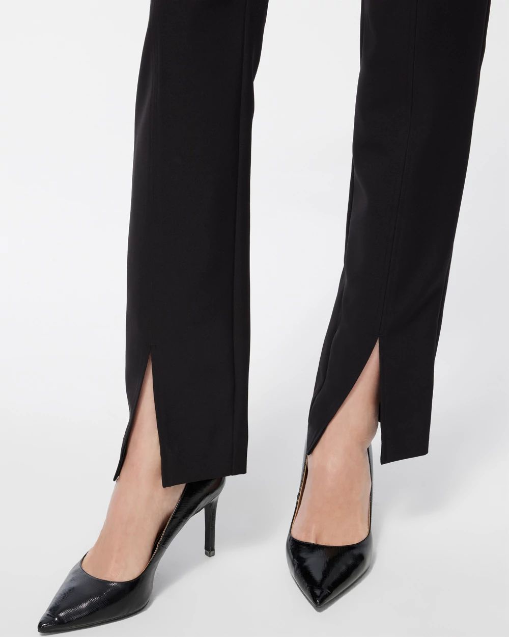 Black Label Slit Pants