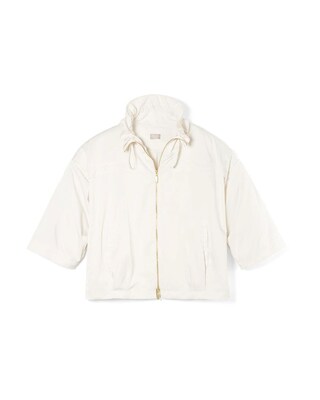Travelers Collection Funnel-Neck Jacket