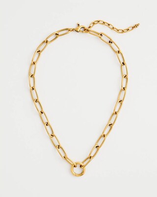 Zodiac Charm Goldtone Necklace