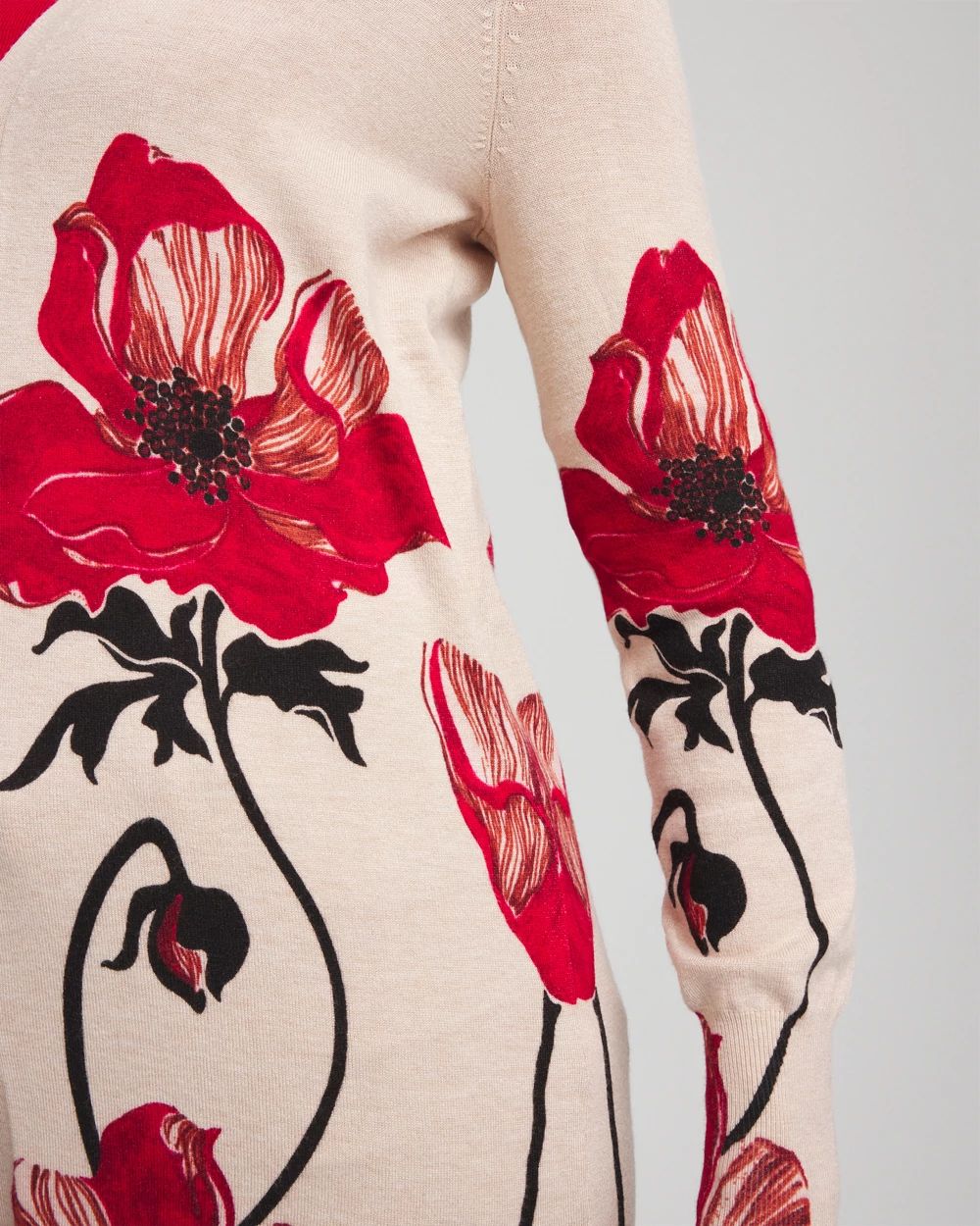 Ella Floral Cardigan Sweater