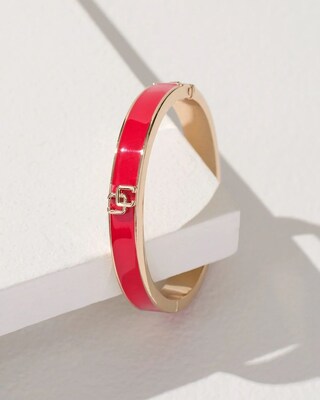 Thin Hinged Bangle Bracelet