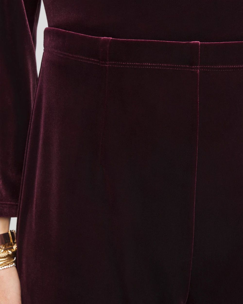 Travelers Collection Velvet No Tummy Pants