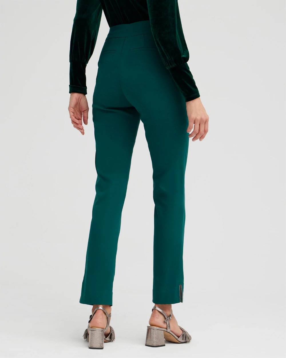 Brigitte Beaded Detail Ankle Pants