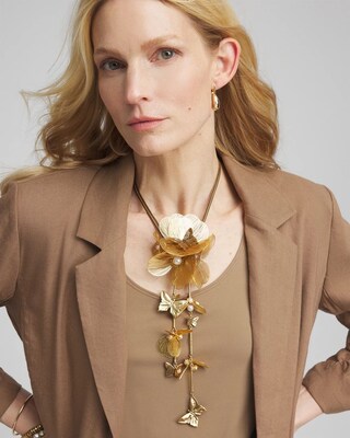 Statement Butterfly Filigree Y-Necklace click to view larger image.