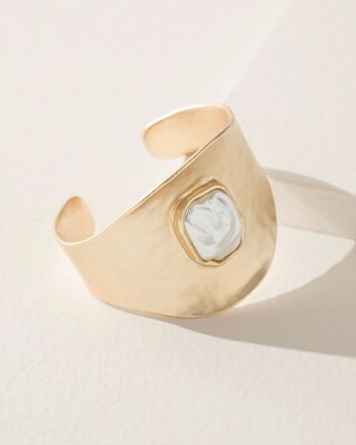 Faux Gold Cuff Bracelet