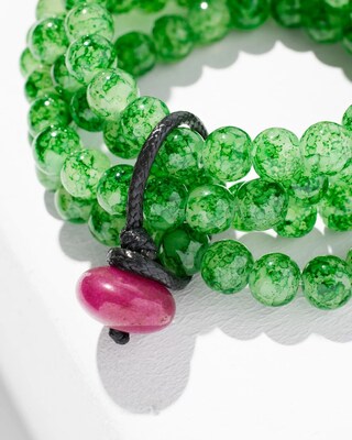 Convertible Green Stretch Bracelets