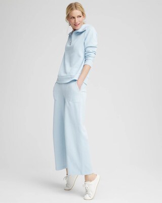 Zenergy® Beach Slub Cropped Pants click to view larger image.