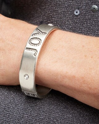 Love & Hope Bangle Bracelet