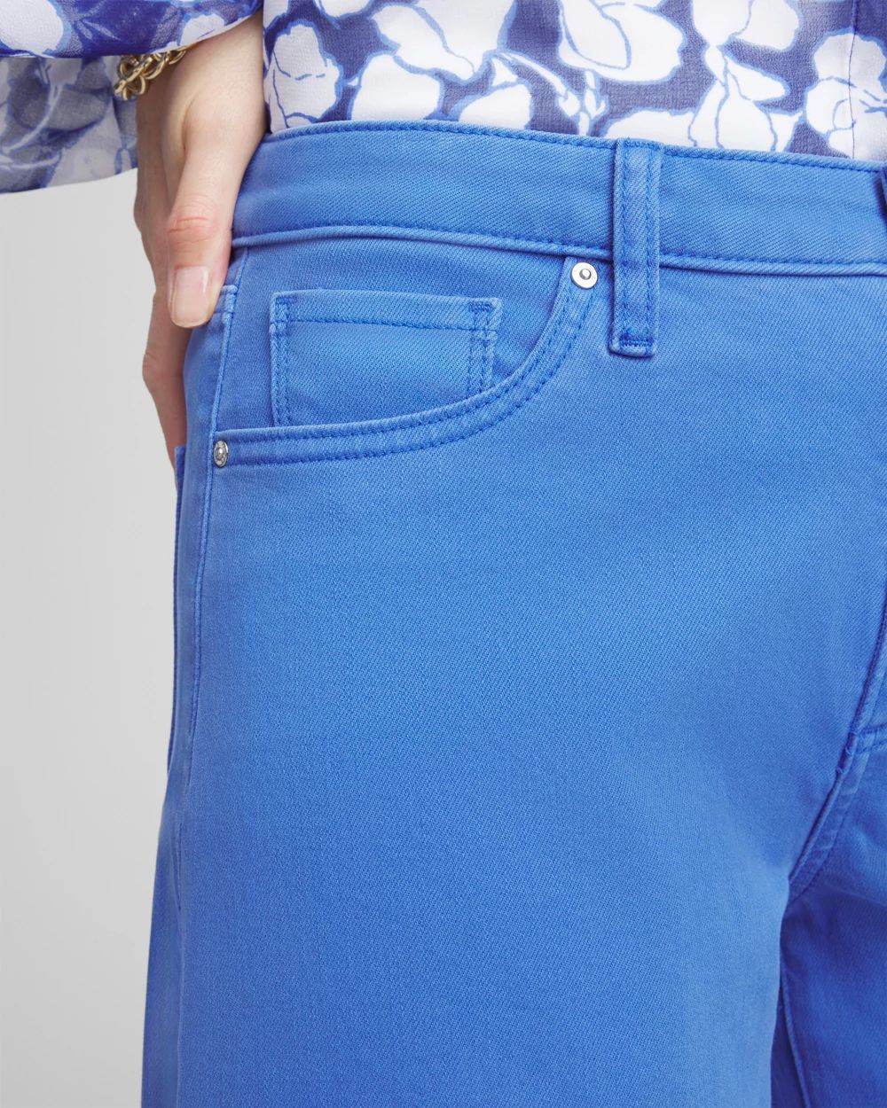 So Slimming® High-Rise Wide Cropped Jeans