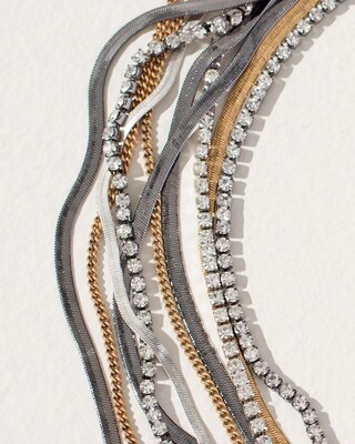 Mixed Multi-Strand Necklace